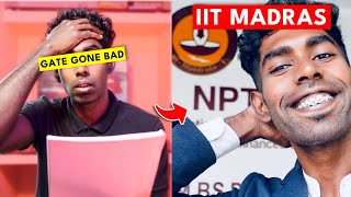 My GATE Exam to IIT Madras Journey MTech in IIT Without GATE [upl. by Fugere]