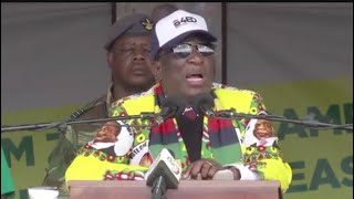 Mnangagwa speech at Zanu PF Uzumba Star Rally in Mashonaland East  Zimbabwe [upl. by Illil936]