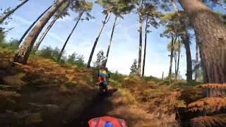 Enduro timecard  Yateley Heath SEEC  Main lap Nov 2022 [upl. by Ssyla]