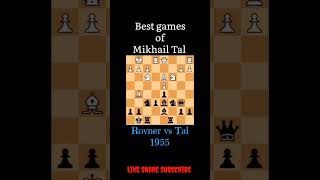 Part 2 Incredible finish by Tal 😱😱 chessolympiad2024 chess shorts ytshorts [upl. by Leshia872]