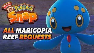 New Pokémon Snap Maricopia Reef Requests Guide  Maricopia Island [upl. by Asusej]