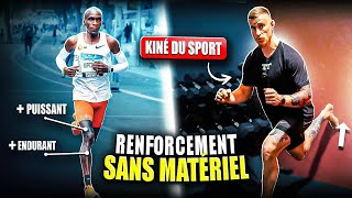 RENFORCEMENT MUSCULAIRE COURSE À PIED  les 3 meilleures séances sans matériel et en moins de 15 [upl. by Fadas]