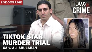 SENTENCING TikTok Star Murder Trial — CA v Ali Abulaban [upl. by Elleirad]