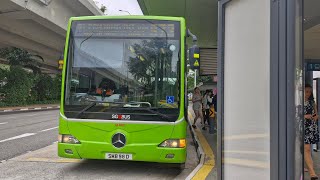 SMRT Bus Service 973 Merecedes Benz OC500LE SMB98D [upl. by Adnilrem]