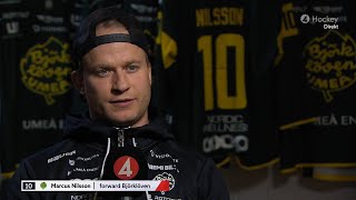 Marcus Nilsson om Färjestad BK  förväntningar  IF Björklöven  Djurgårdens IF  20241122 [upl. by Ecinereb]