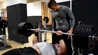 Bench Press 200kg 5x RAW [upl. by Yrnehnhoj909]