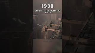 Workers building the Empire State building 1930s  4K 60fps Iconic Scenes Part 5colorized [upl. by Sidoney]