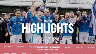 Stockport County Vs Morecambe FC  Match Highlights  130424 [upl. by Roderick]