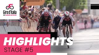 Giro dItalia 2024  Stage 5 Highlights [upl. by Rod381]