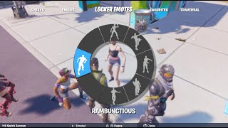 Acting Like A Default Then Doing The RAREST EMOTES In Fortnite [upl. by Lynnworth]