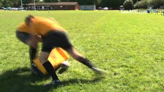 Rugby Drill  Ruck  Straight Clear [upl. by Zaragoza]