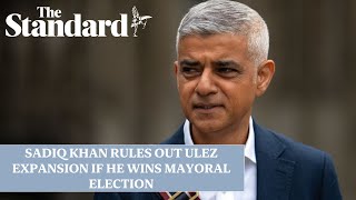 London mayor Sadiq Khan rules out expansion of Ulez if he stays in role after election [upl. by Flavius43]