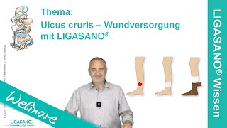 Ulcus cruris  Wundversorgung mit LIGASANO®  Webinar vom 16082023 [upl. by Mundy109]