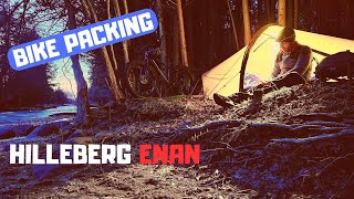 SOLO BIKE PACKING AND WILD CAMP BY A RIVER IN CANADA  HILLEBERG ENAN  NO TALK  ASMR [upl. by Waverly]