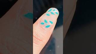 Cute simple easy nail design on short natural nails for beginners DIY nail art at home nails [upl. by Gregory]