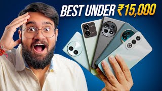 Top 5 Best Mobile Phones Under ₹15000⚡Amazon amp Flipkart Sale 2024  Best Phone Under 15000 😱 [upl. by Nappy]