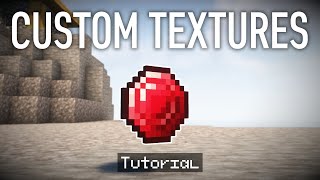 Add Custom Textures To Minecraft Using Custom Model Data Tutorial [upl. by Hcirdla]