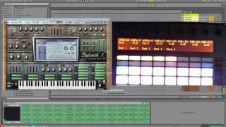 Ableton Push amp Sylenth1  VST Integration with Banks amp Macros [upl. by Yecaw]