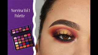 NORVINA PRO PIGMENT PALETTE VOL1 TUTORIAL  CATERINATRIANT [upl. by Aksel291]