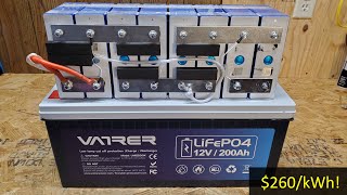 Vatrer 12V 200Ah Plus LiFePO4 Battery Review and Teardown Almost Perfect [upl. by Harahs525]