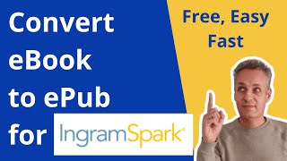 How to Convert Your eBook doc docx rtf pdf to the epub format for IngramSpark [upl. by Daza764]