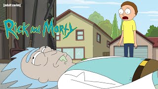 Rick and Morty  S7E6 Cold Open Rickfending Your Mort  adult swim [upl. by Reifnnej556]