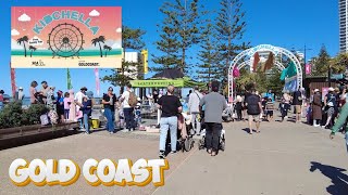 Beach Walk Surfers Paradise  Gold Coast  Kidchella Festival [upl. by Sophy583]