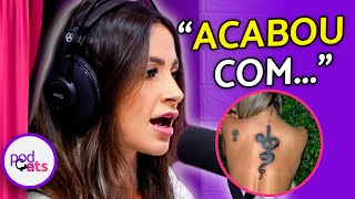 NATHALIA VALENTE FALA SOBRE A POLÊMICA TATUAGEM [upl. by Yatnahc]