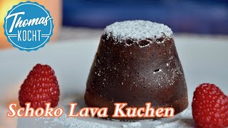 Schoko Lava Kuchen  ganz einfach und schnell  Thomas kocht [upl. by Nirda]