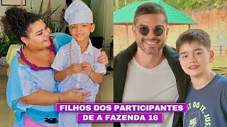 Veja quem São os filhos dos participantes de A Fazenda 16 [upl. by Oirom]