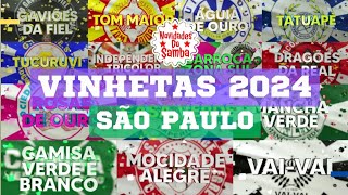 CONFIRA TODAS AS VINHETAS DO CARNAVAL GLOBELEZA 2024 DE SÃO PAULO [upl. by Shuping]