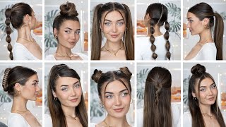 10 EASY HEATLESS BACK TO SCHOOL HAIRSTYLES [upl. by Rizzo]