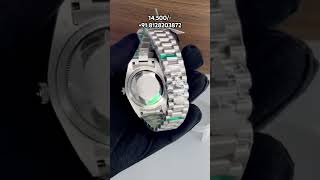 ROLEX PREMIUM WHITE DIAL SEMI ETA QUALITY WATCH trending rolexlover luxurywatch [upl. by Okiman]