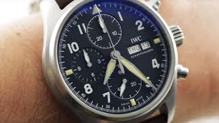 2019 IWC Pilots Watch Chronograph Spitfire 387903 Luxury Watch Review [upl. by Iggep586]