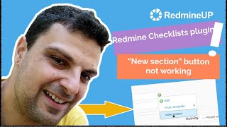 Why quotNew sectionquot button is not working in the Redmine Checklists plugin [upl. by Atsok69]