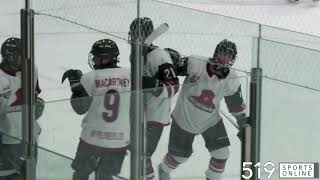 GOJHL  Cambridge RedHawks vs Brantford Bandits [upl. by Nera527]