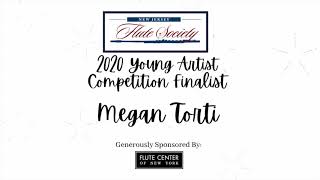 New Jersey Flute Society 2020 Competitions Young Artist Finalist Megan Torti [upl. by Inaej]