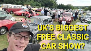 Biggest Free UK Classic Car Show Camerton 2024 [upl. by Etessil]