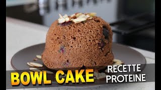 RECETTE RAPIDE DE BOWL CAKE PROTEINES MOINS DE 400 CALORIES [upl. by Dianna514]