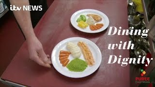 ITV News Report  Dining with Dignity using Puree Food Molds [upl. by Bergeron]