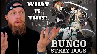 First Time Reaction to Bungo Stray Dogs Openings and Endings [upl. by Acisey]