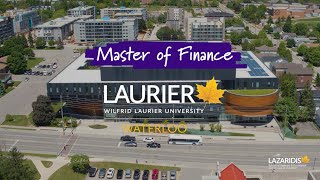 Lazaridis Master of Finance MFin – Waterloo Campus [upl. by Solohcin]