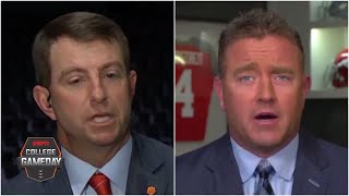 Dabo Swinneys College Game Day interview before Clemson vs Ohio State in College Football Playoff [upl. by Elleryt]