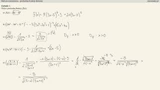 Pochodna funkcji złożonej [upl. by Nerti]