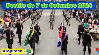 DESFILE do 7 DE SETEMBRO na cidade de Arapiraca  AL drone nordeste arapiraca dji alagoas [upl. by Rayshell]