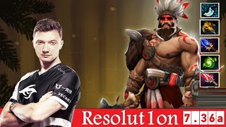 DOTA 2 Resolut1on the BEASTMASTER OFFLANE 736a [upl. by Nylkaj7]