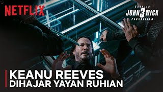 Keanu Reeves vs Yayan Ruhian amp Cecep Arif Rahman  John Wick Chapter 3  Parabellum  Clip [upl. by Behn668]