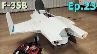 신형 노즐은 강한 추력에 버틸까 RC F35B 23화  F35 VTOL RCplane Homemade Ep23 [upl. by Churchill161]