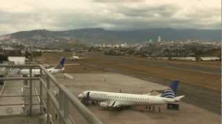 Extreme Toncontin Airport Severals Aircraft MHTG Honduras HD [upl. by Naitsirhk575]