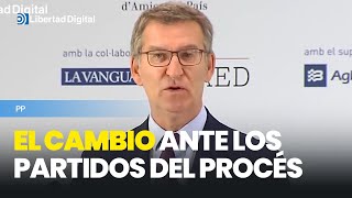 Feijóo erige al PP como el cambio ante los partidos del procés [upl. by Notkcorb]